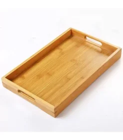 Vassoio In Bambù Con Due Manici - Size S