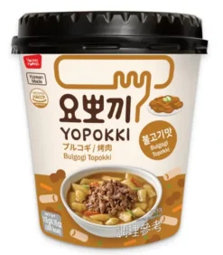 Yopokki Bulgogi Tteokbokki Cup – Gusto Coreano Con Salsa Bulgogi Pronto In 3 Minuti