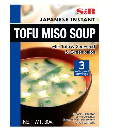 Zuppa Di Miso Con Tofu Alghe E Cipolla Verde - S&B 3 Porzioni 3 Zuppa Di Miso Con Tofu Alghe E Cipolla Verde - S&B 3 Porzioni