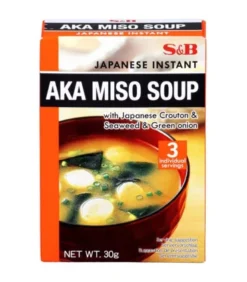 Zuppa Di Miso Con Wakame, Cipolla E Crostini Giapponese Istantaneo -30g (3 Porzione X 10g)